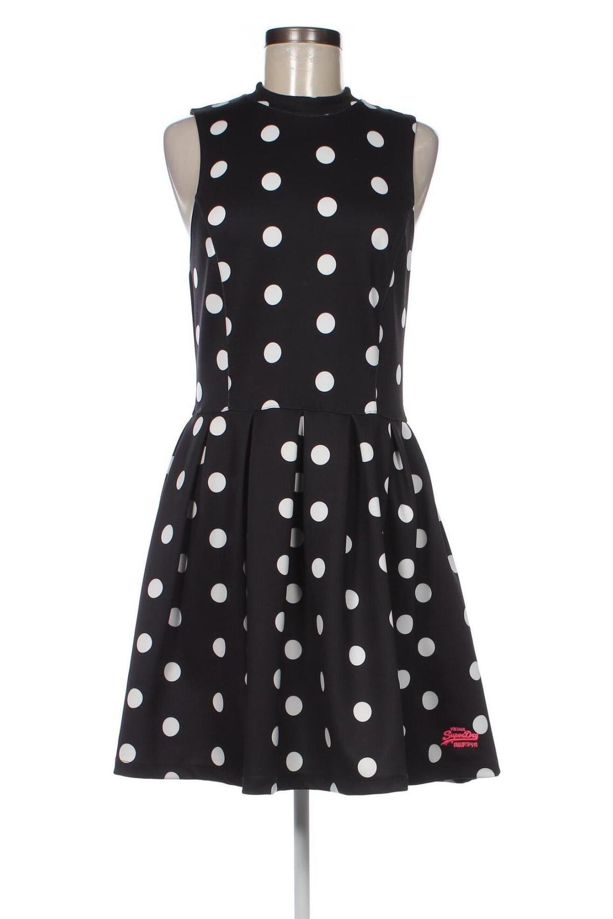 Φόρεμα Superdry, Μέγεθος L, Χρώμα Μαύρο, Τιμή 20,97 €
