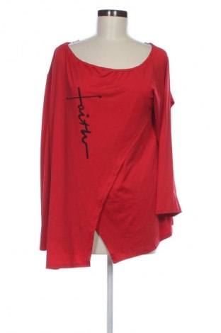 Γυναικεία μπλούζα ChicMe, Μέγεθος 3XL, Χρώμα Κόκκινο, Τιμή 12,99 €