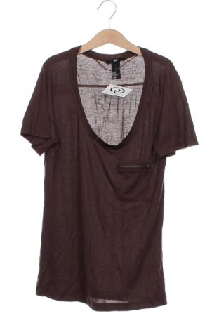 Γυναικεία μπλούζα H&M, Μέγεθος XS, Χρώμα Καφέ, Τιμή 2,99 €