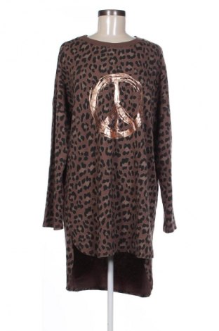 Γυναικεία μπλούζα Made In Italy, Μέγεθος XXL, Χρώμα Πολύχρωμο, Τιμή 12,99 €