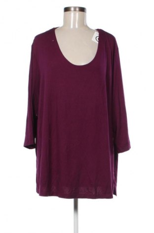 Bluzka damska Selection By Ulla Popken, Rozmiar XXL, Kolor Fioletowy, Cena 28,99 zł