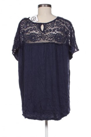 Damen Shirt Sheego, Größe 3XL, Farbe Blau, Preis 18,99 €