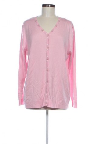 Damen Strickjacke CASHMASOFT, Größe XL, Farbe Rosa, Preis € 14,99