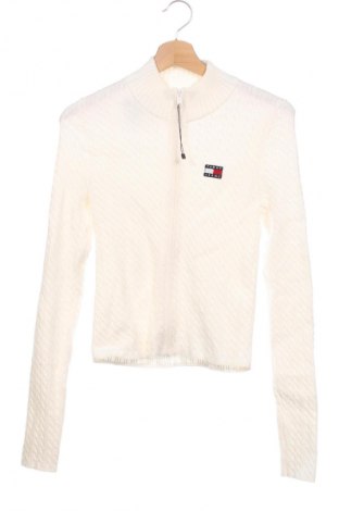 Cardigan de damă Tommy Jeans, Mărime XS, Culoare Alb, Preț 321,99 Lei