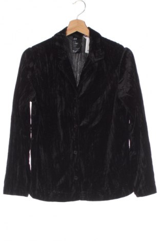 Γυναικείο πουκάμισο H&M, Μέγεθος XS, Χρώμα Μαύρο, Τιμή 3,99 €