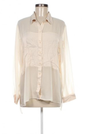 Cămașă de femei Zara, Mărime XL, Culoare Ecru, Preț 69,82 Lei