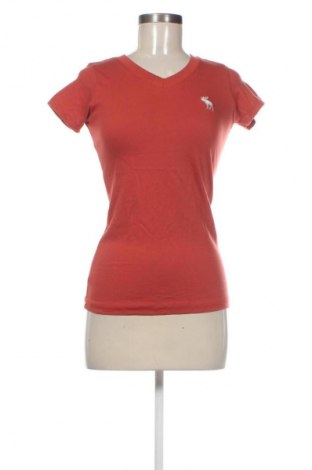 Damski T-shirt Abercrombie & Fitch, Rozmiar M, Kolor Pomarańczowy, Cena 59,99 zł