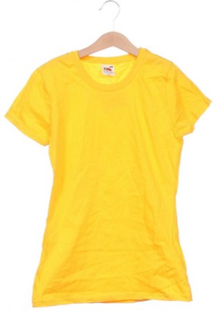 Tricou de femei Fruit Of The Loom, Mărime XS, Culoare Galben, Preț 25,99 Lei