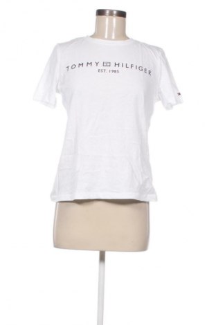 Damski T-shirt Tommy Hilfiger, Rozmiar S, Kolor Biały, Cena 190,99 zł