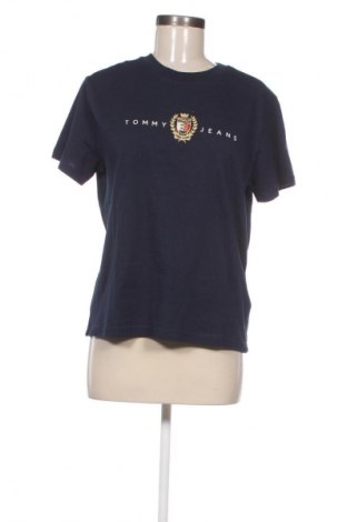 Damski T-shirt Tommy Jeans, Rozmiar L, Kolor Niebieski, Cena 268,99 zł