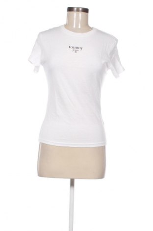 Tricou de femei Tommy Jeans, Mărime M, Culoare Alb, Preț 267,99 Lei
