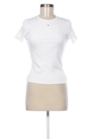 Női póló Tommy Jeans, Méret S, Szín Fehér, Ár 12 979 Ft