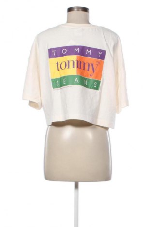 Damski T-shirt Tommy Jeans, Rozmiar L, Kolor ecru, Cena 252,99 zł