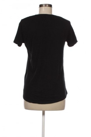 Дамска тениска Zara, Размер M, Цвят Черен, Цена 11,99 лв.