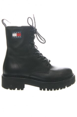 Damskie botki Tommy Jeans, Rozmiar 38, Kolor Czarny, Cena 431,99 zł