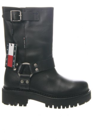 Damenstiefel Tommy Jeans, Größe 38, Farbe Schwarz, Preis 93,99 €