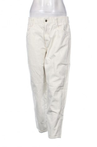 Damskie jeansy H&M, Rozmiar L, Kolor Beżowy, Cena 95,99 zł