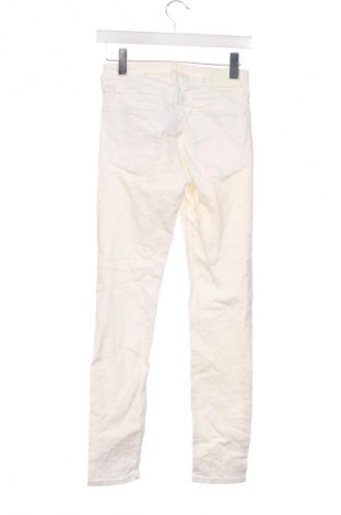Damskie jeansy H&M, Rozmiar XS, Kolor ecru, Cena 25,99 zł