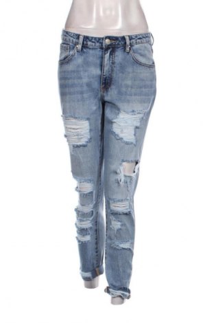 Blugi de femei Kiss Pink, Mărime M, Culoare Albastru, Preț 78,99 Lei