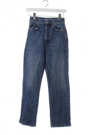 Damskie jeansy Zara, Rozmiar XS, Kolor Niebieski, Cena 88,99 zł