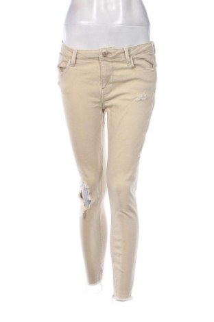 Blugi de femei Zara, Mărime M, Culoare Bej, Preț 88,99 Lei