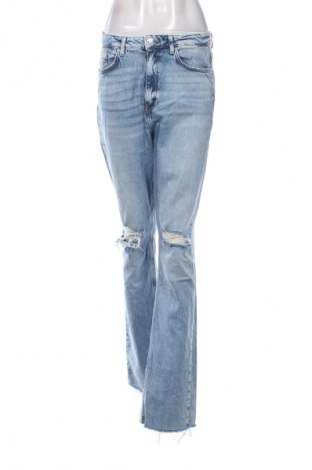 Damskie jeansy Zara, Rozmiar M, Kolor Niebieski, Cena 88,99 zł