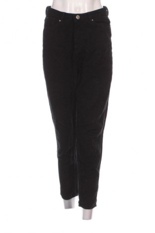 Pantaloni de velvet de femei Bershka, Mărime S, Culoare Negru, Preț 22,99 Lei