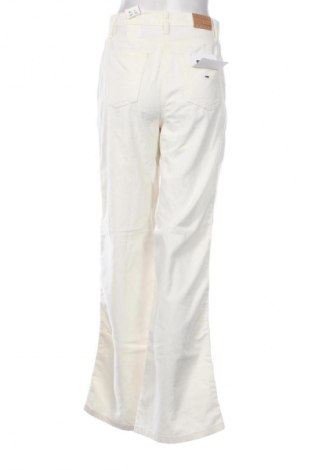 Pantaloni de velvet de femei Tommy Jeans, Mărime S, Culoare Ecru, Preț 654,99 Lei