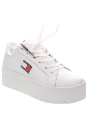 Γυναικεία παπούτσια Tommy Jeans, Μέγεθος 38, Χρώμα Λευκό, Τιμή 129,99 €