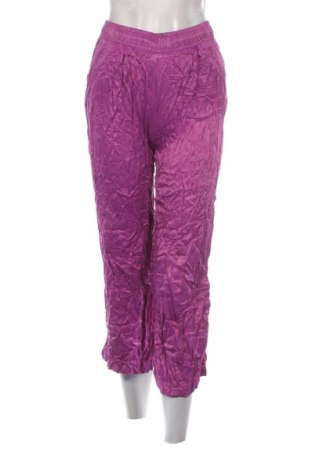 Damskie spodnie Bershka, Rozmiar S, Kolor Fioletowy, Cena 57,99 zł