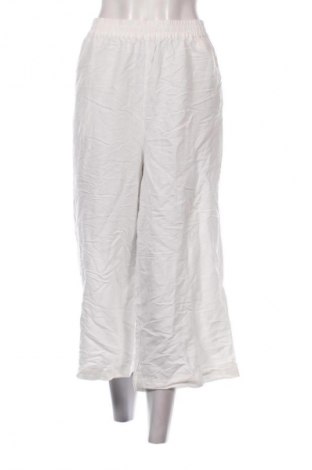 Pantaloni de femei H&M, Mărime XL, Culoare Alb, Preț 99,87 Lei