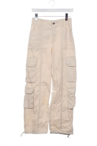 Damskie spodnie Pull&Bear, Rozmiar XS, Kolor Beżowy, Cena 24,99 zł