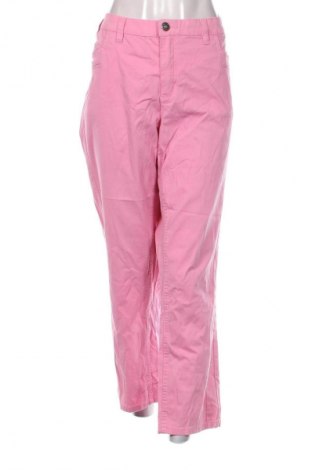 Pantaloni de femei Sheego, Mărime 3XL, Culoare Roz, Preț 133,99 Lei