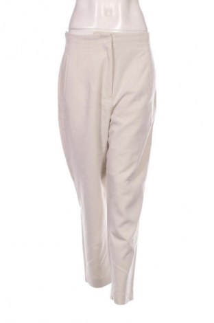 Pantaloni de femei Zara, Mărime L, Culoare Ecru, Preț 88,99 Lei