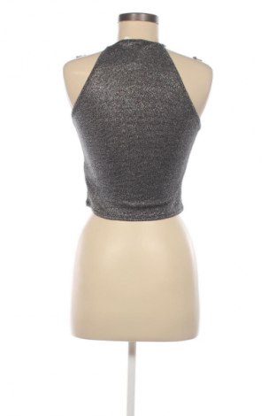 Damska koszulka na ramiączkach H&M Divided, Rozmiar S, Kolor Srebrzysty, Cena 30,99 zł