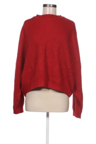 Damski sweter Even&Odd, Rozmiar XXL, Kolor Czerwony, Cena 48,99 zł