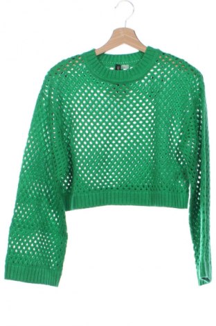 Дамски пуловер H&M Divided, Размер XS, Цвят Зелен, Цена 7,99 лв.