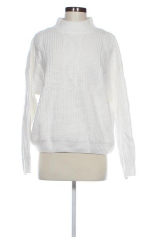 Damski sweter JustFashionNow, Rozmiar S, Kolor Biały, Cena 48,99 zł