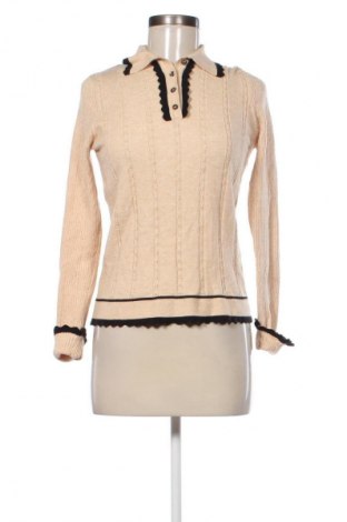 Dámsky pulóver Leo & Ugo, Veľkosť M, Farba Béžová, Cena  36,95 €