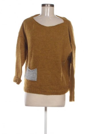 Pulover de femei Made In Italy, Mărime M, Culoare Galben, Preț 44,99 Lei