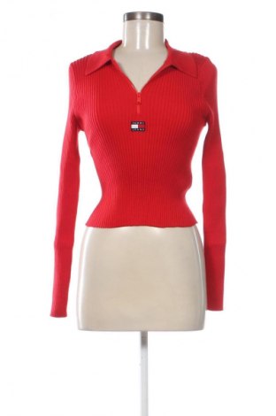 Dámsky pulóver Tommy Jeans, Veľkosť L, Farba Červená, Cena  117,95 €