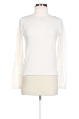 Дамски пуловер Tommy Jeans, Размер S, Цвят Бял, Цена 142,99 лв.