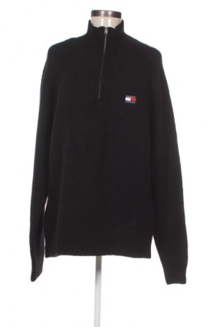 Дамски пуловер Tommy Jeans, Размер M, Цвят Черен, Цена 204,99 лв.