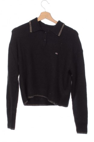 Дамски пуловер Tommy Jeans, Размер XS, Цвят Черен, Цена 144,99 лв.