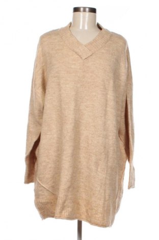 Γυναικείο πουλόβερ Unbranded, Μέγεθος XXL, Χρώμα  Μπέζ, Τιμή 9,99 €