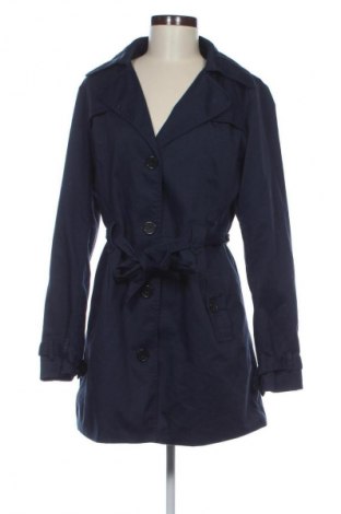 Damen Trench Coat Free Quent, Größe S, Farbe Blau, Preis € 20,99