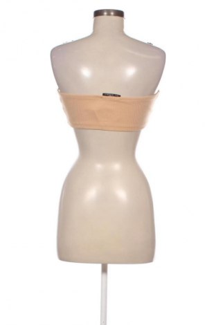Damski sportowy top Bershka, Rozmiar M, Kolor Beżowy, Cena 14,99 zł