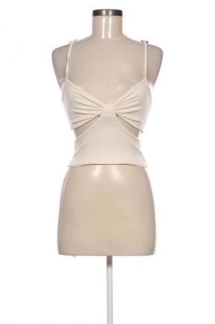 Top de femei H&M Divided, Mărime S, Culoare Ecru, Preț 29,99 Lei