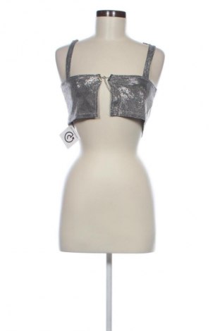 Top de femei SHEIN, Mărime L, Culoare Argintiu, Preț 29,99 Lei