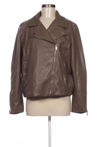 Dámská kožená bunda  H&M, Velikost XXL, Barva Hnědá, Cena  939,00 Kč